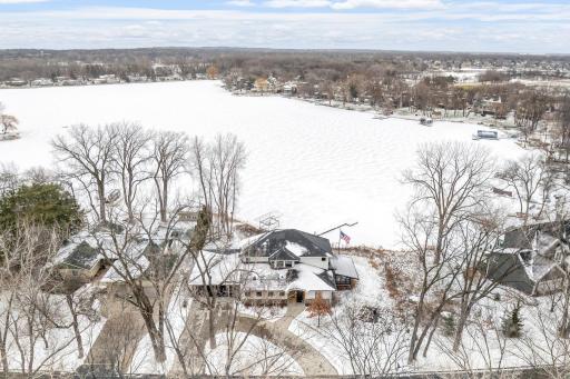 Enjoy over 200 feet of lakeshore on Crystal Lake