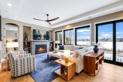 Floor to ceiling Marvin Windows to maximize the views