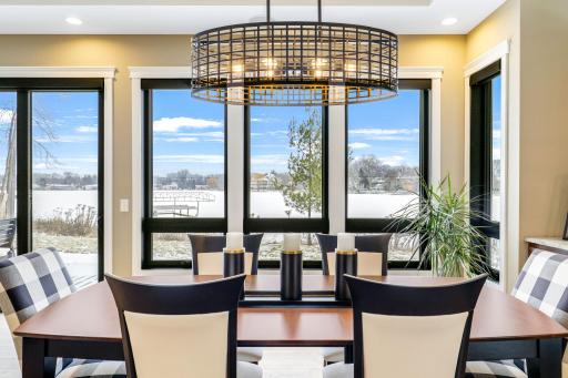Upgraded floor to ceiling Marvin windows to maximize the views