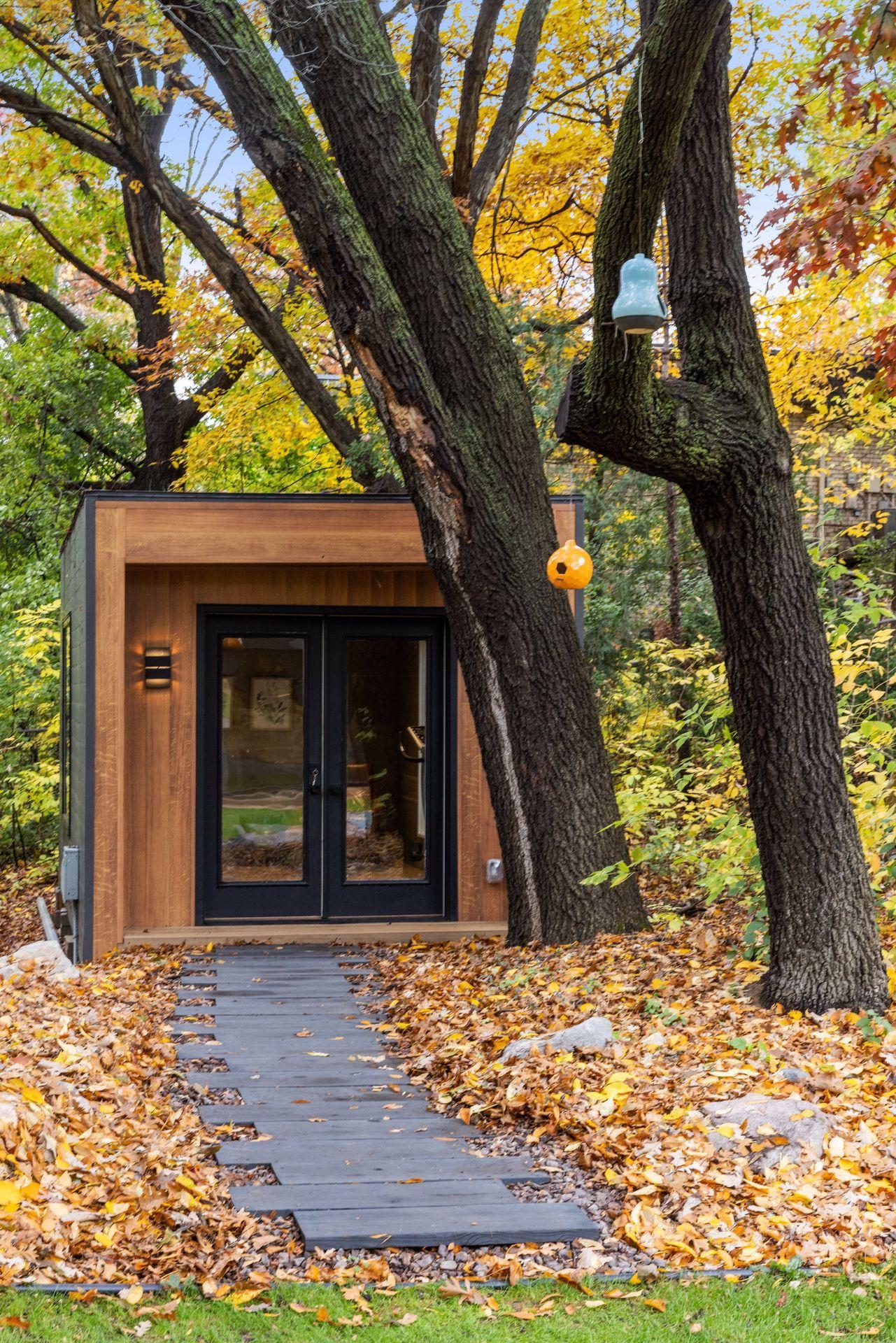 A room in the woods with a view just for you.