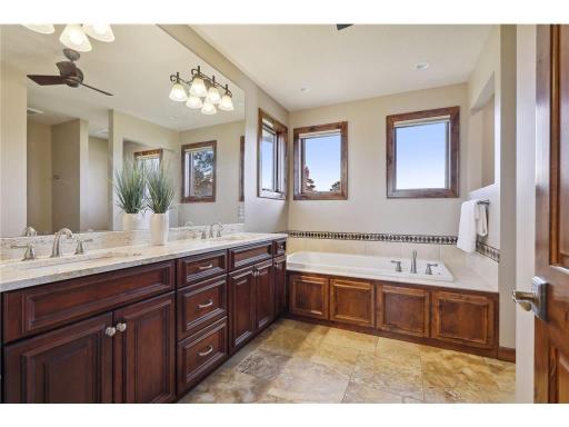 Owner's private, spa-like Bath with separate shower & water closet.