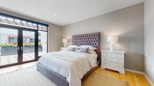 Upper Level - Primary Ensuite Bedroom with access to the private 24 x 15 terrace!