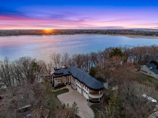 This is a rare opportunity to own a one-of-a-kind, 2015, Smuckler designed estate with expansive, sunset views, on the shores of Eagle Lake