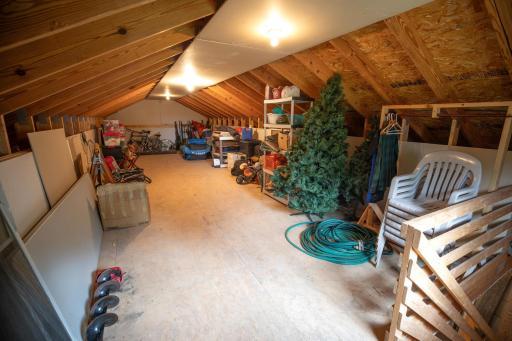 Lofted area of your shed!