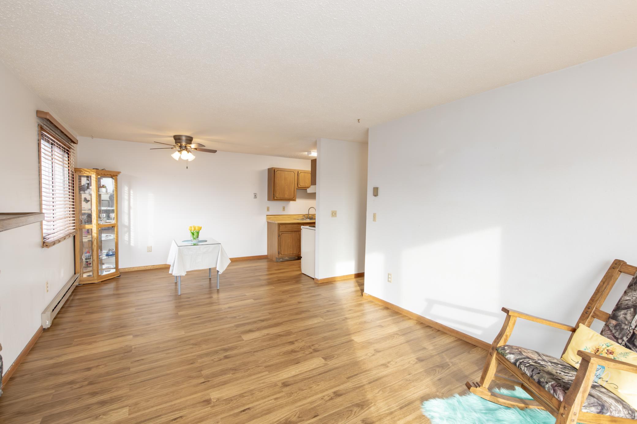 Living room to dining room