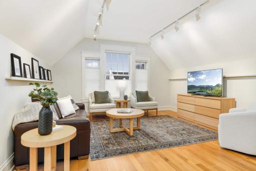Formerly used as an artists studio, the bonus room offers endless options!