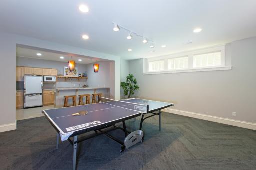 There is plenty of space for entertaining in the lower level!