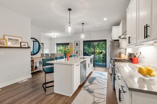 Open Concept Living | Kitchen & Dining Room