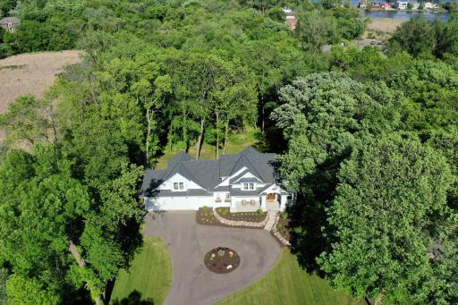 Great view the extensive privacy this lot provides
