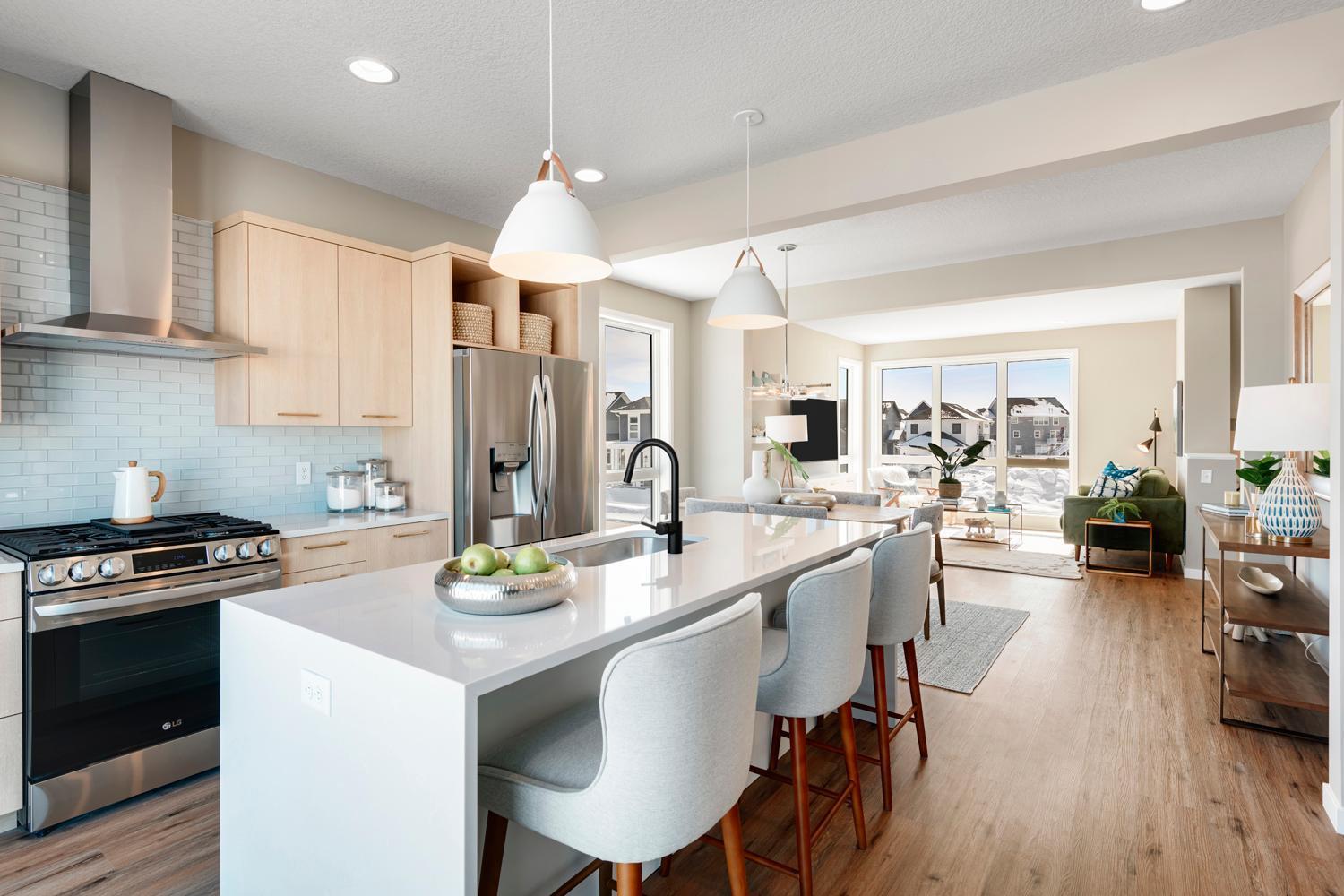 You will fall in love with the elevated and urban inspired interiors with luxury features so much that you will want to call this home! Photo is of similar floorplan; options and features will vary.