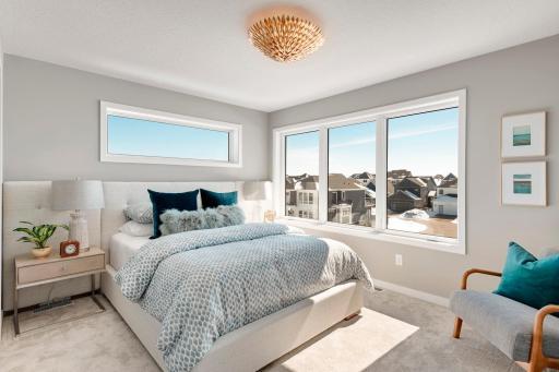 Urban inspired interiors with luxury features. Photo is of similar floorplan; options and features will vary.