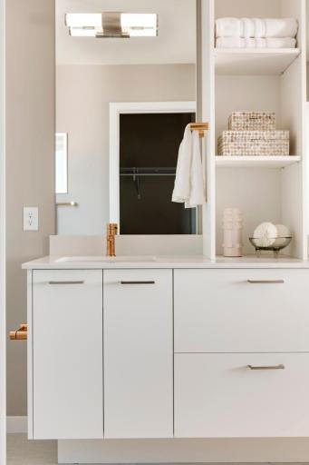 Urban inspired interiors with luxury features. Photo is of similar floorplan; options and features will vary.