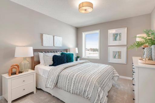 Urban inspired interiors with luxury features. Photo is of similar floorplan; options and features will vary.