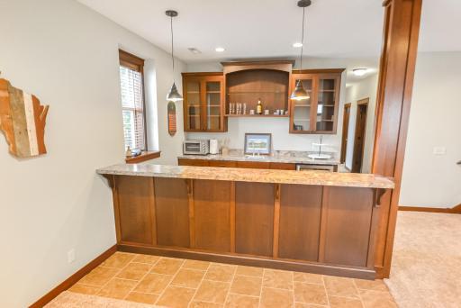 Party central! Belly up to the bar for a cold one.