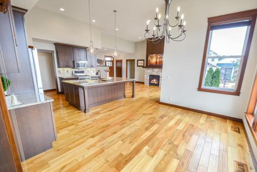 12' ceiling height in the main floor living area.
