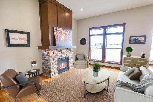 Digital Staged Living Room