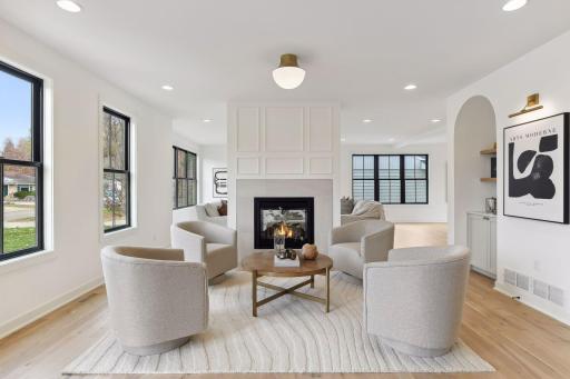 Warm White Oak Flooring Throughout