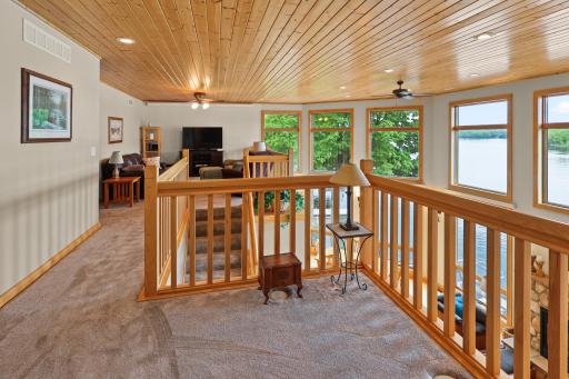 Dynamic views from the upper level loft area. Home offers off-peak electric with LP gas back-up furnace for high energy efficiency