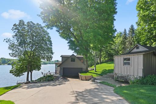150 feet of frontage and a .72 acre property right on the water.