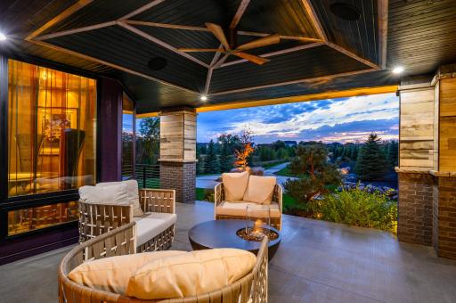 A beautiful porch wraps from the front to the side of the home where you can grill and entertain with convenient access to the chef's kitchen.