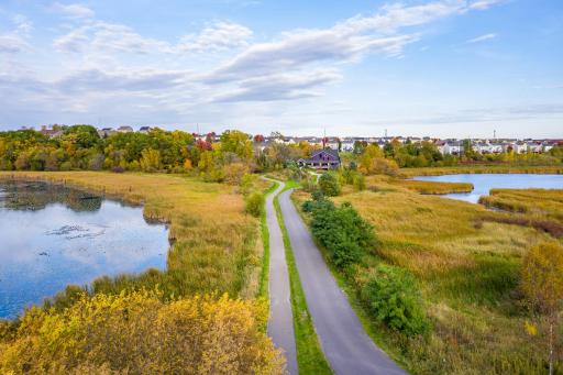 Enjoy the easily accessed NW Greenway path for biking and walking or carve your own paths throughout your own private nature preserve.