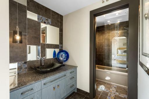 The 2 additional second floor bedrooms share a full, jack and jill bathroom.