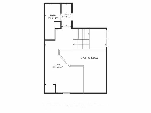 Third Level Floorplan (excluding game room)
