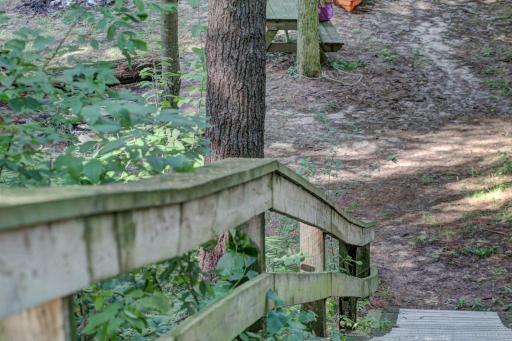 Trail to the community park area