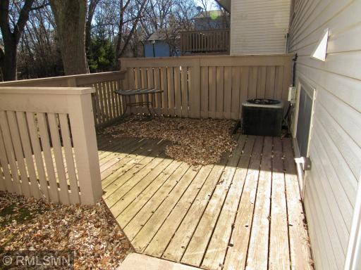 large deck perfect for grilling, gathering and relaxing