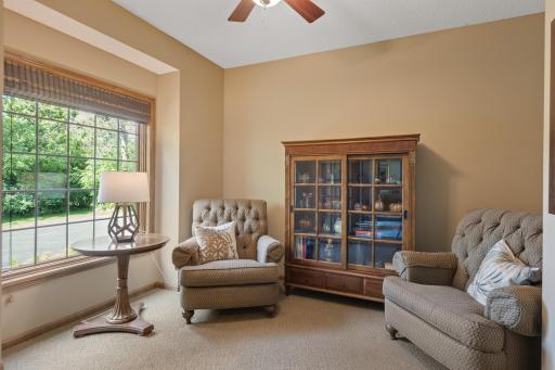 Flex space on main level makes for a great sitting room or could be an office