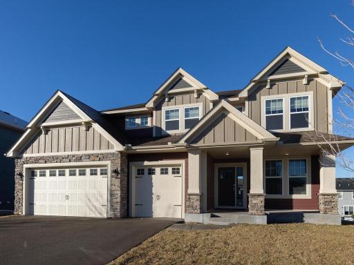 Welcome home! Enjoy LP SmartSide and natural stone on the exterior!