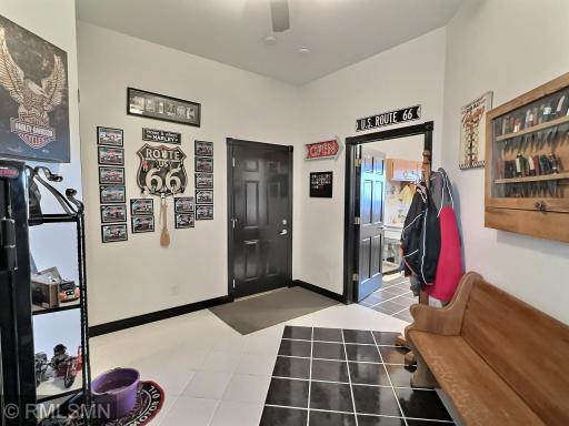 The mudroom and laundry room are situated directly off the garage, ideal for keeping the mess out.