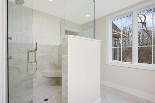 custom tiled walk in shower