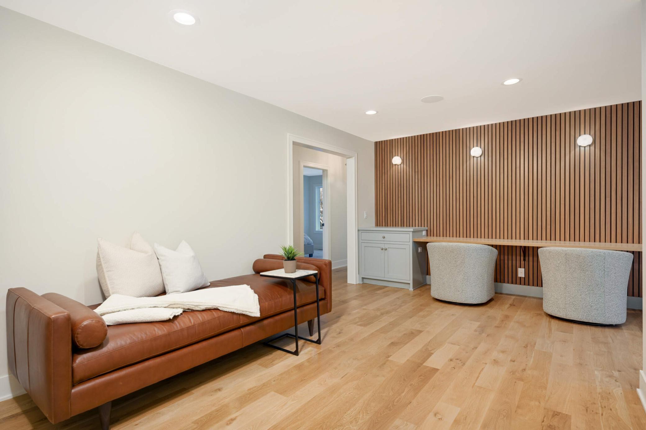 upper level homework bar in the loft space