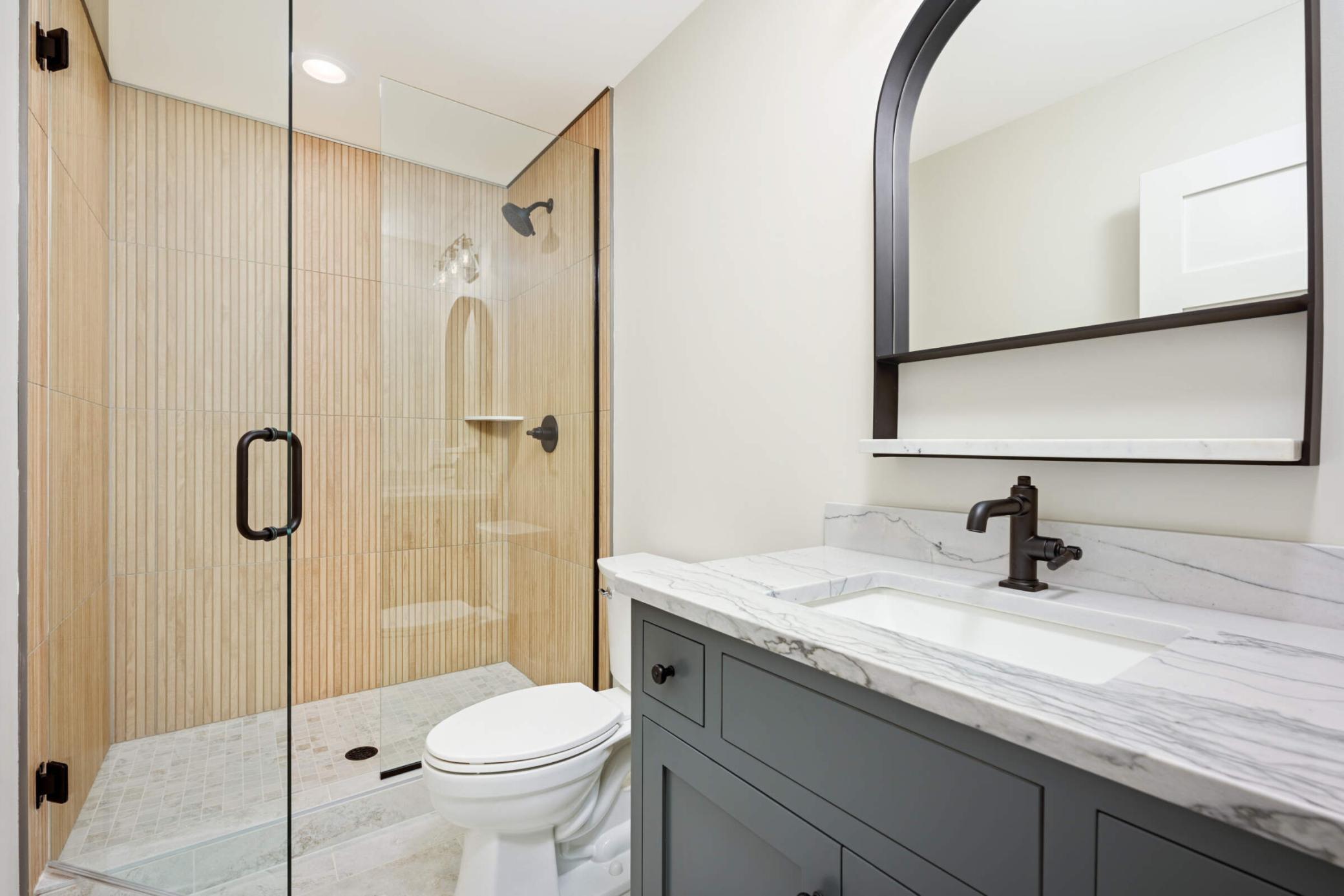 Lower level bathroom