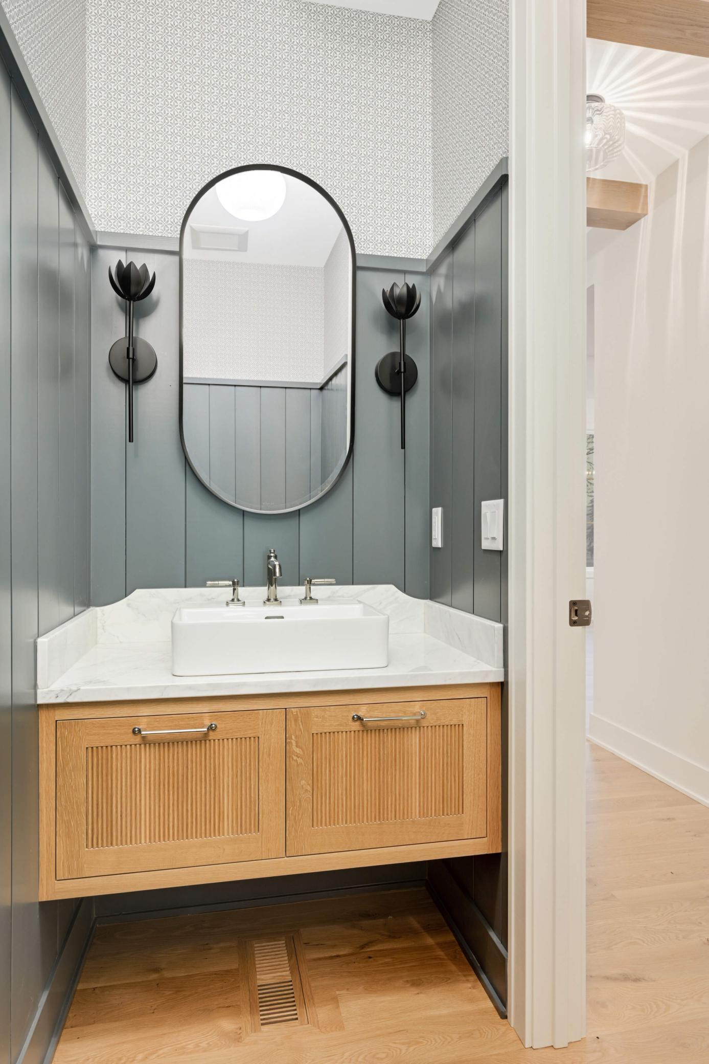 Main floor powder room