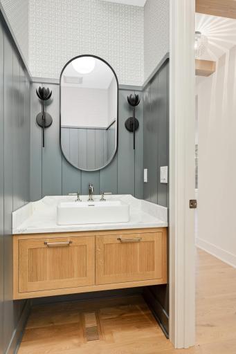 Main floor powder room
