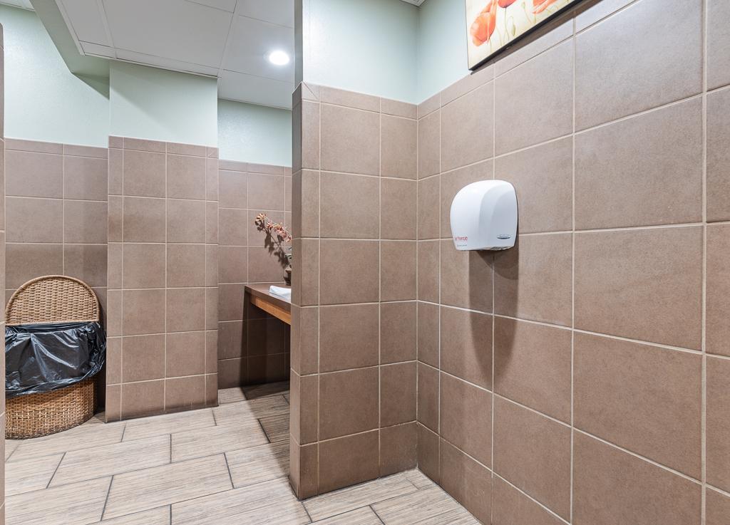 Main floor women's restroom
