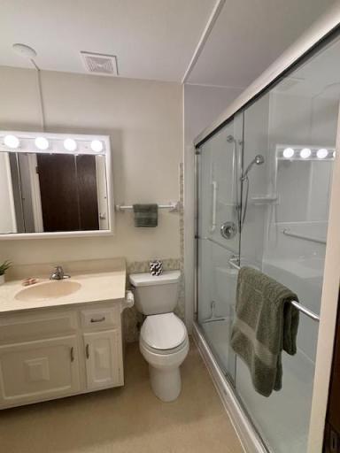 3/4 Bath with Walk in Shower