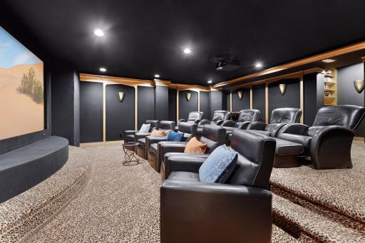 Movie theatre with over $200k invested in construction.
