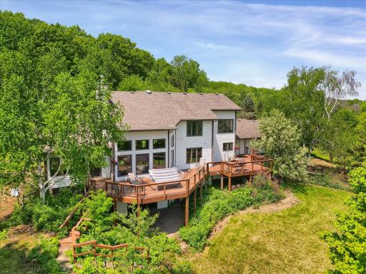 Expansive Decking Overlooking The Property
