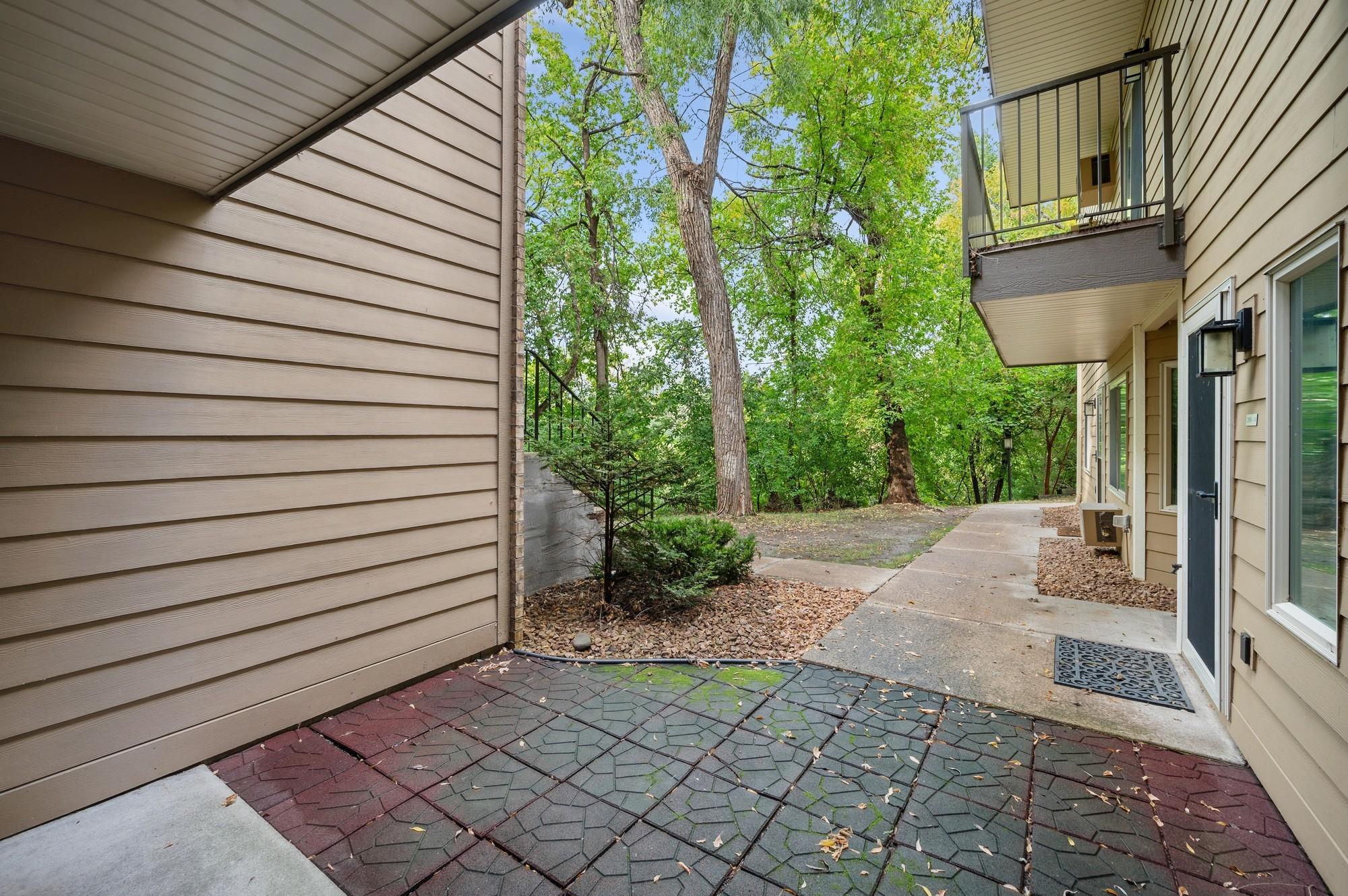 Walk out to your scenic patio from the dining room.