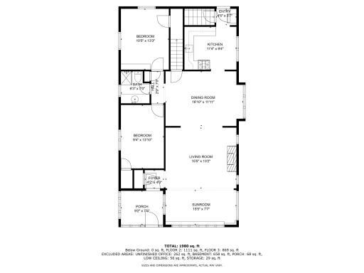 1st Floor floorplan