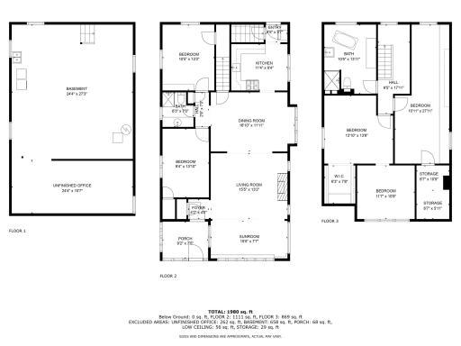 Floorplans for all levels