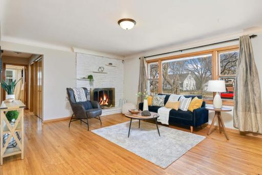 Large windows throughout home + (2) wood-burning Fireplaces