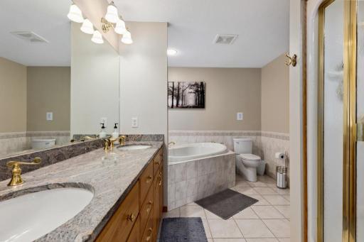 Main Level Full Bathroom Adjoining Bedroom 1