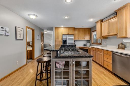 Kitchen Island, Cooking and Gathering Space!