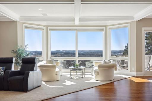 Family Room w/ walls of glass