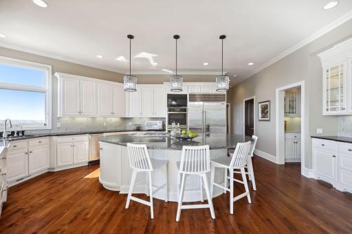 48" Subzero, double ovens- An Entertainer's Dream Kitchen