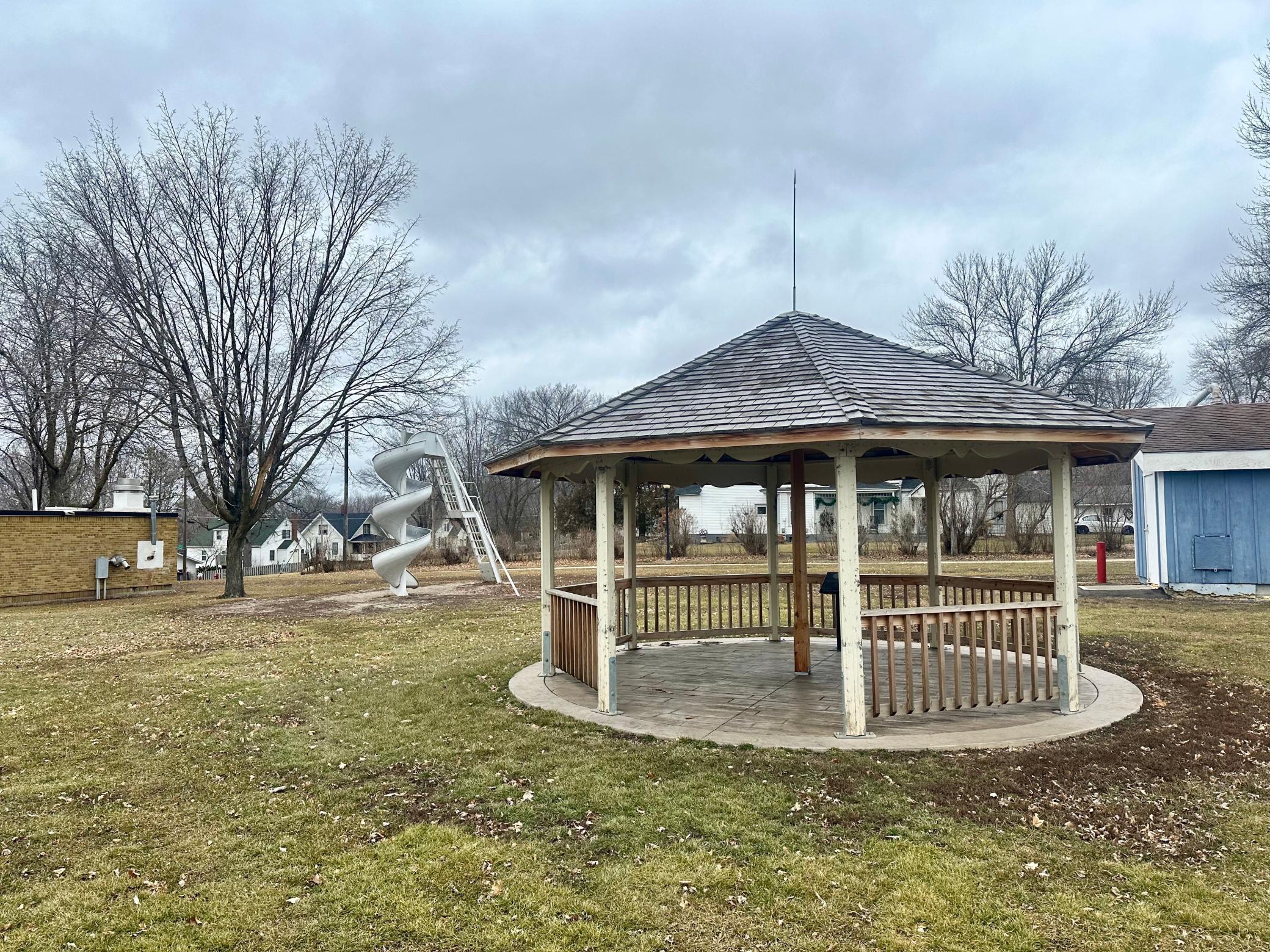 Lovely Gazebo just across the street